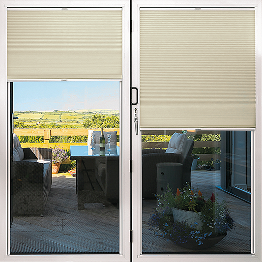 Duette® TruFit® Sample - Room Darkening Oyster Grey - Blinds4All.co.uk