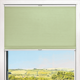 Duette® TruFit® Sample - Room Darkening Fog Green - Blinds4All.co.uk