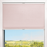 Duette® TruFit® Sample - Room Darkening Baby Pink - Blinds4All.co.uk