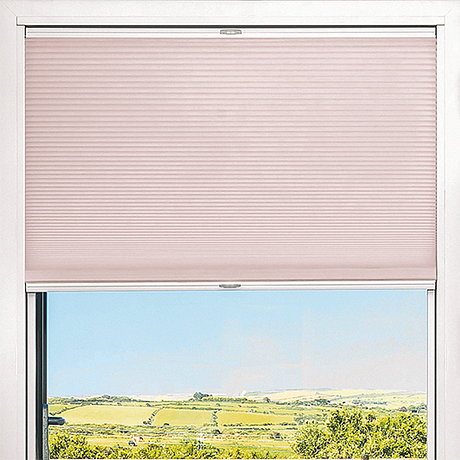 Duette® TruFit® Sample - Room Darkening Baby Pink - Blinds4All.co.uk