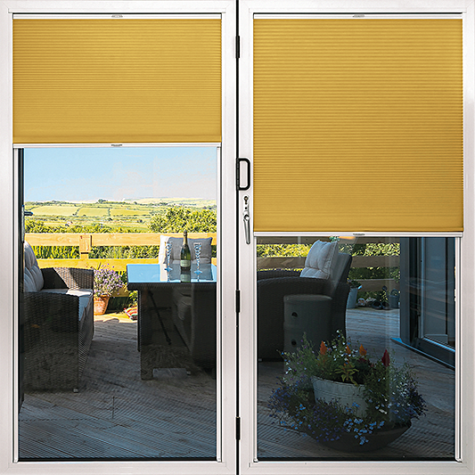 Duette® TruFit® Sample - Room Darkening Tumblestone - Blinds4All.co.uk