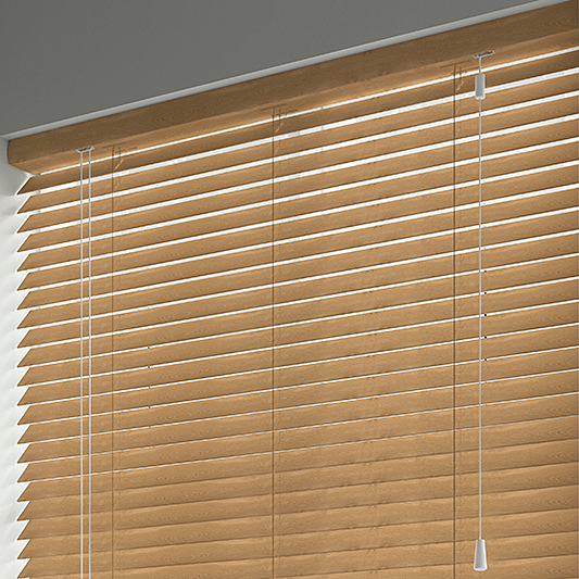 Sample - Tuscan Oak 50mm - Blinds4All.co.uk