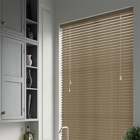 Urban Oak 50mm - Battery Powered Tilt - Blinds4All.co.uk