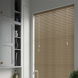 Urban Oak 50mm - Battery Powered Tilt - Blinds4All.co.uk